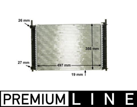 Mahle CR 1354 000P Engine Radiator, photo 2
