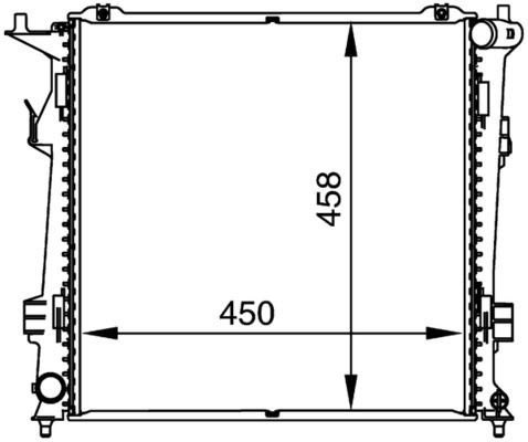 Mahle CR 1367 000P Engine Radiator, photo 2