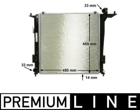 Mahle CR 1368 000P Engine Radiator, photo 2
