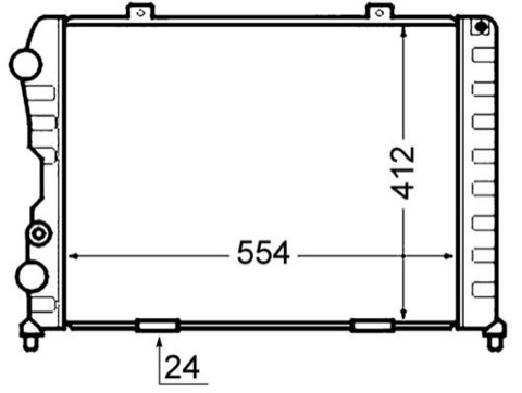 Mahle CR 1408 000S Engine Radiator, photo 3