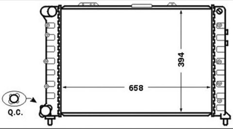 Mahle CR 1410 000S Engine Radiator, photo 3