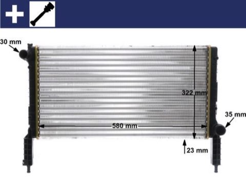 Mahle CR 1446 000S Engine Radiator, for Vehicles, photo 2