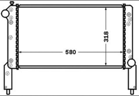 Mahle CR 1446 000S Engine Radiator, for Vehicles, photo 3