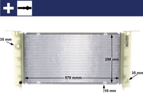 Mahle CR 1449 000S Engine Radiator, photo 2
