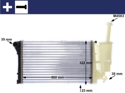 Mahle CR 1451 000S Engine Radiator, for Vehicles, photo 2