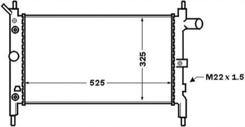 Mahle CR 1492 000S Engine Radiator, for Vehicles, photo 3