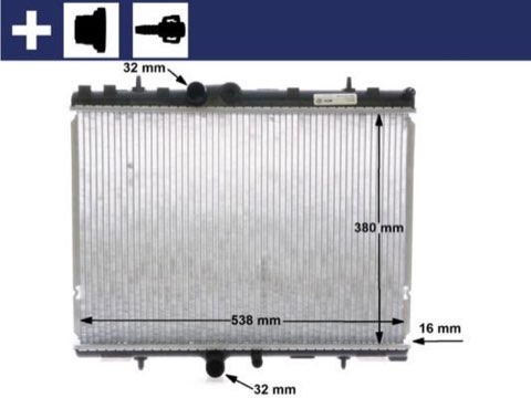 Mahle CR 1501 000S Engine Radiator, photo 2