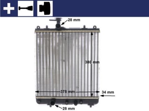 Mahle CR 1514 000S Engine Radiator, photo 2