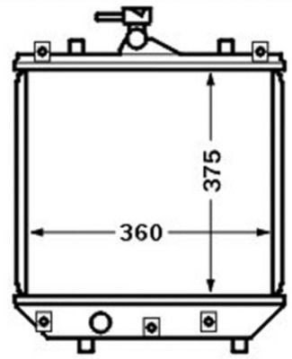 Mahle CR 1514 000S Engine Radiator, photo 3