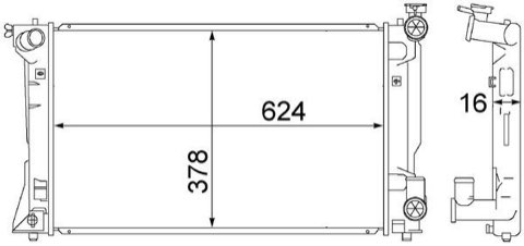 Mahle CR 1529 000S Engine Radiator, photo 2