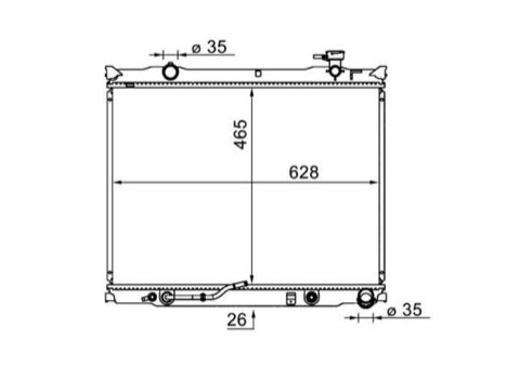 Mahle CR 1581 000S Engine Radiator