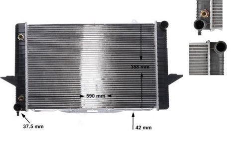 Mahle CR 164 000S Engine Radiator, for Vehicles, photo 2