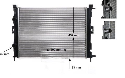 Mahle CR 1690 000S Engine Radiator