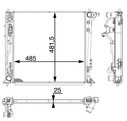 Mahle CR 1979 000P Engine Radiator