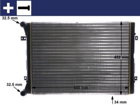 Mahle CR 2038 000S Engine Radiator, photo 2