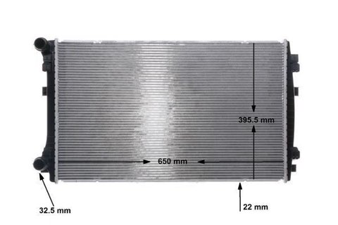 Mahle CR 2054 000S Engine Radiator, photo 3