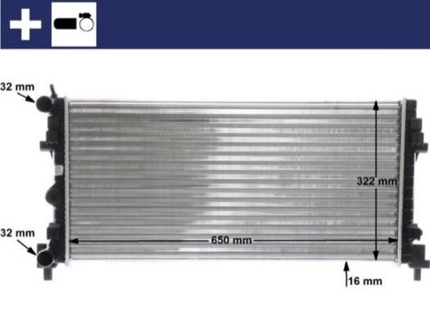 Mahle CR 2081 000S Engine Radiator, photo 2
