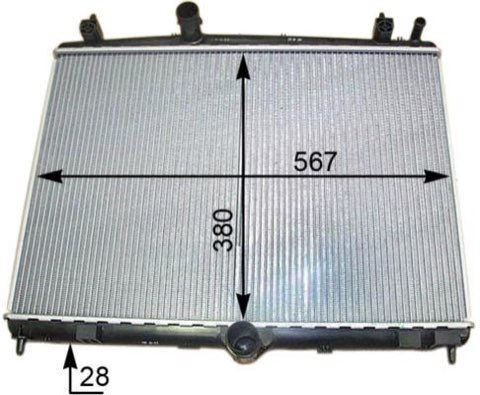 Mahle CR 2113 000S Engine Radiator, photo 3