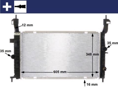 Mahle CR 2120 000S Engine Radiator, photo 2