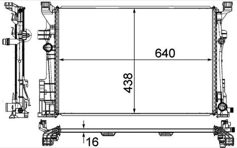 Mahle CR 2169 000P Engine Radiator, photo 3