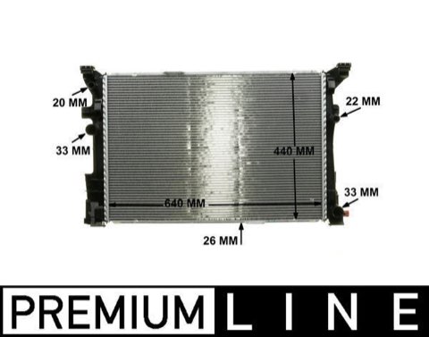 Mahle CR 2170 000P Engine Radiator, photo 2