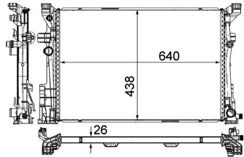 Mahle CR 2170 000P Engine Radiator, photo 3