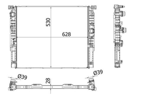 Mahle CR 2196 000P Engine Radiator, photo 2