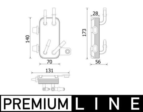 Mahle CR 2200 000P Engine Radiator