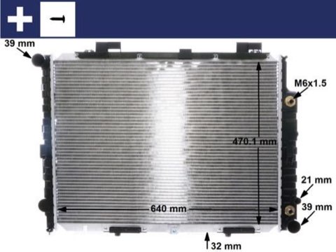 Mahle CR 2204 001S Engine Radiator, photo 2