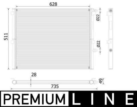 Mahle CR 2307 000P Engine Radiator