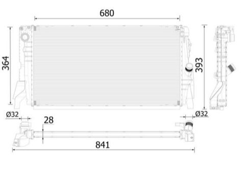 Mahle CR 2314 000P Engine Radiator