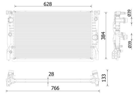 Mahle CR 2324 000P Engine Radiator