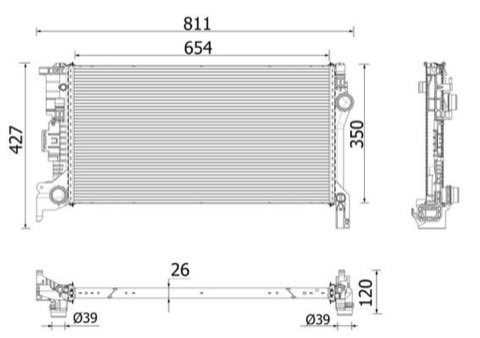 Mahle CR 2335 000P Engine Radiator