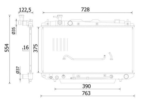 Mahle CR 2422 000S Engine Radiator