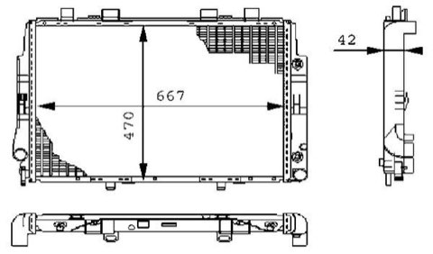 Mahle CR 247 000S Engine Radiator, photo 2