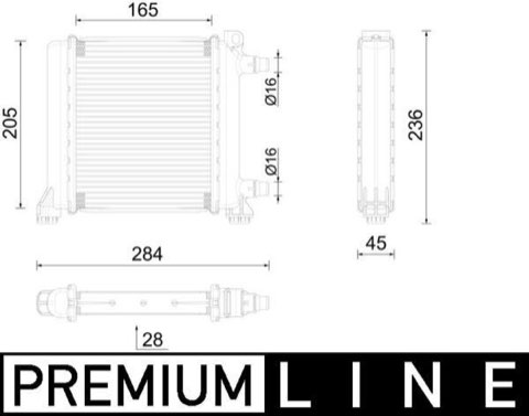 Mahle CR 2596 000P Engine Radiator, photo 2