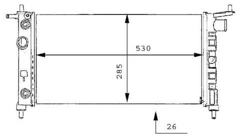 Mahle CR 269 000S Engine Radiator, for Vehicles, photo 2