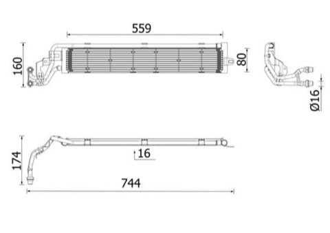 Mahle CR 2697 000P Engine Radiator, photo 2
