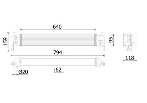 Mahle CR 2700 000P Engine Radiator, photo 2