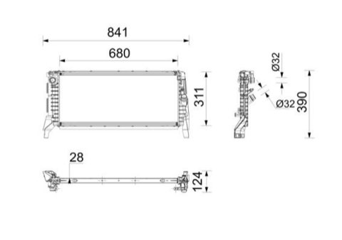 Mahle CR 2773 000P Engine Radiator, photo 2