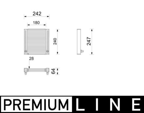 Mahle CR 2799 000P Engine Radiator, photo 2