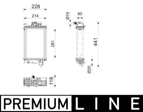 Mahle CR 2804 000P Engine Radiator