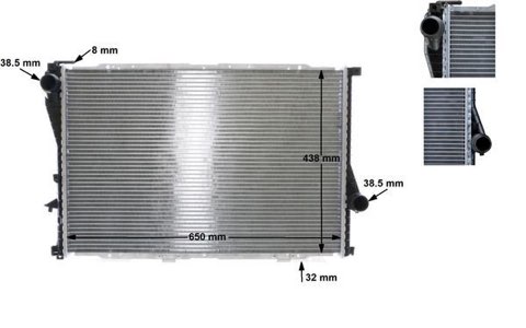 Mahle CR 296 000S Engine Radiator, photo 2