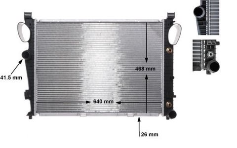 Mahle CR 304 000S Engine Radiator, photo 2
