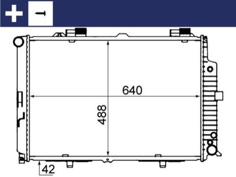 Mahle CR 318 000S Engine Radiator, photo 2