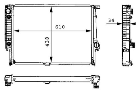 Mahle CR 326 001S Engine Radiator, photo 3