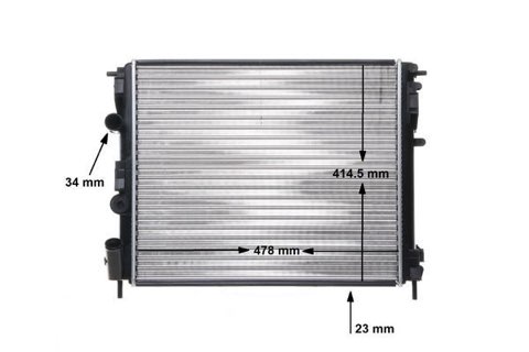 Mahle CR 35 000S Engine Radiator, photo 2