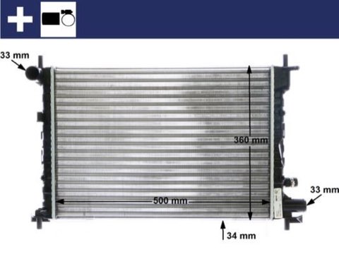 Mahle CR 381 000S Engine Radiator, for Vehicles, photo 2
