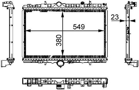 Mahle CR 392 000S Engine Radiator, photo 2