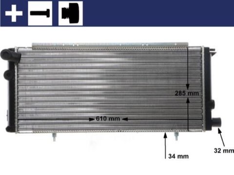 Mahle CR 425 000S Engine Radiator, for Vehicles, photo 2